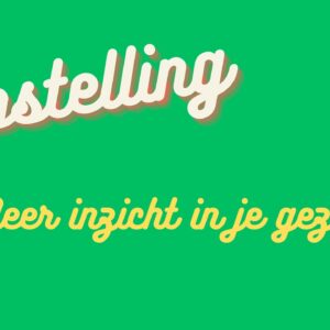 Podcast over Opstelling op tafel
